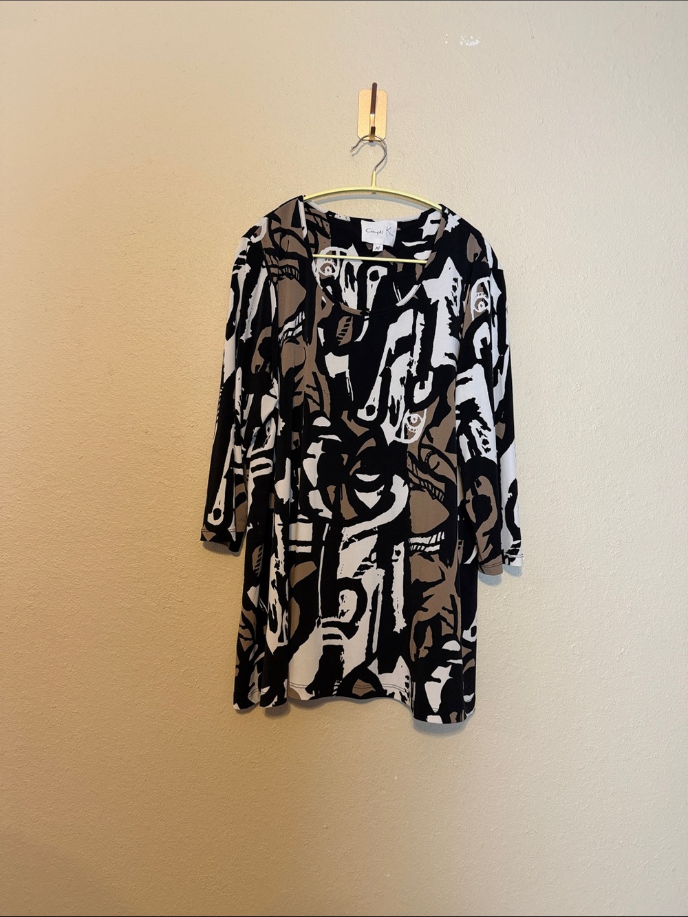 Compli‎ K Artsy Tunic Top Size XL